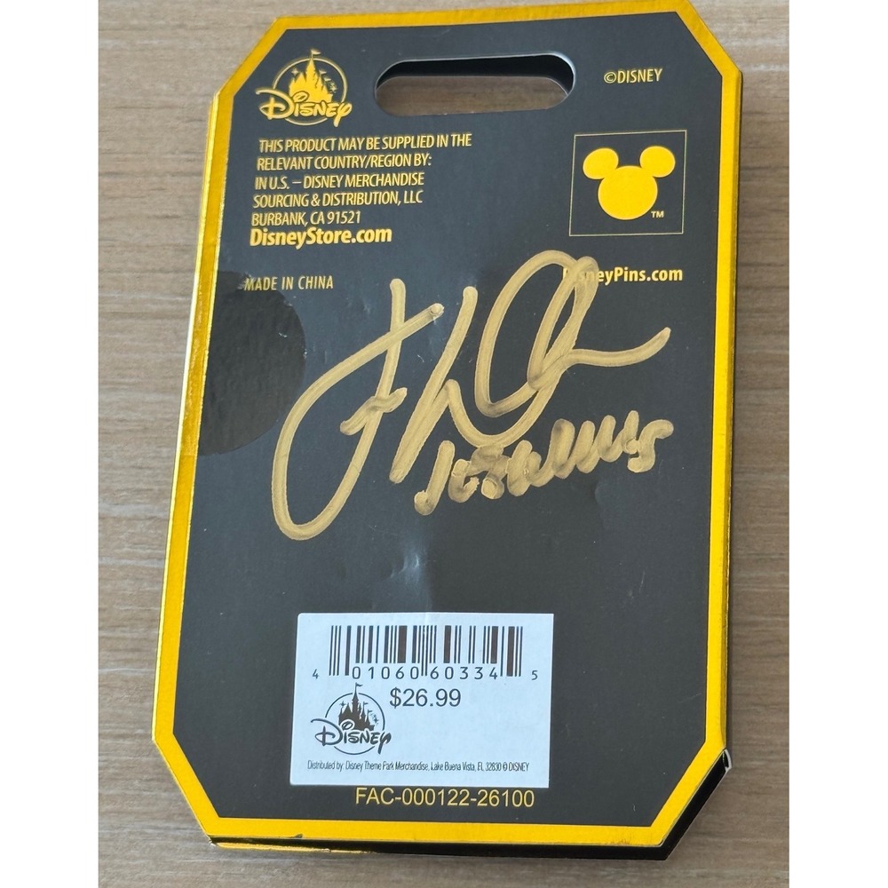 Disney Artist Collection 2026 Goofy Max Jungle Cruise LE Pin Signed by Artist - Picture 7 of 7